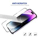 For iPhone 15 Pro 2pcs ENKAY Full Glue High Aluminum-silicon Tempered Glass Film - 3