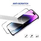 For iPhone 16 Pro Max 2pcs ENKAY Full Glue High Aluminum-silicon Tempered Glass Film - 3