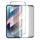 For iPhone 15 Plus 10pcs ENKAY Full Glue High Aluminum-silicon Tempered Glass Film - 1