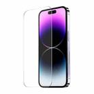 For iPhone 16 Plus ENKAY Hat-Prince 0.26mm 9H 2.5D High Aluminum-silicon Tempered Glass Film - 1