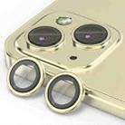 For iPhone 15 / 15 Plus ENKAY AR Anti-reflection Camera Lens Glass Full Film(Yellow) - 1