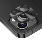 For iPhone 15 / 15 Plus ENKAY Aluminium Alloy Tempered Glass Lens Cover Film(Black) - 1