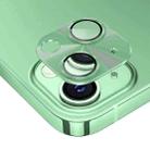 For iPhone 15 / 15 Plus ENKAY Aluminium Alloy Tempered Glass Lens Cover Film(Green) - 1