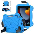 For iPad 10.2 2019 / 2020 / 2021 Ice Baby EVA Shockproof Hard PC Tablet Case(Sky Blue+Black) - 1