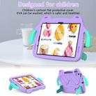 For iPad Air 11 2024 / 2025 Ice Baby EVA Shockproof Hard PC Tablet Case(LightePurple+Mint Green) - 2