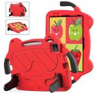 For iPad Pro 11 2024 Ice Baby EVA Shockproof Hard PC Tablet Case(Red+Black) - 1