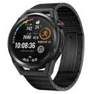 For Huawei Watch GT Runner Titanium Alloy Quick Release Watch Band(Black) - 1