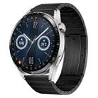 For Huawei Watch GT3 46mm Titanium Alloy Quick Release Watch Band(Black) - 1