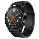 For Huawei Watch GT 42mm / 46mm Titanium Alloy Quick Release Watch Band(Black) - 1