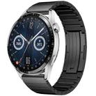 For Huawei Watch GT 3 46mm One Bead Titanium Alloy Watch Band(Black) - 1