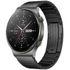 For Huawei Watch GT 2 Pro One Bead Titanium Alloy Watch Band(Black) - 1