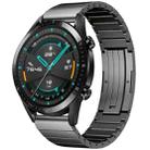 For Huawei Watch GT 2 46mm One Bead Titanium Alloy Watch Band(Gray) - 1