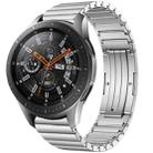 For Samsung Galaxy Watch 42mm One Bead Titanium Alloy Watch Band(Silver) - 1