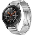 For Samsung Galaxy Watch 46mm One Bead Titanium Alloy Watch Band(Silver) - 1