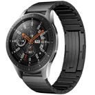 For Samsung Galaxy Watch 46mm One Bead Titanium Alloy Watch Band(Black) - 1