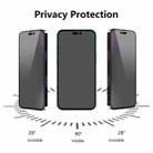 For iPhone 15 Pro 2pcs ENKAY Hat-Prince 28° Anti-peeping Tempered Glass Protector Full Screen Film - 3