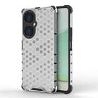 For Huawei Enjoy 60 Pro / nova 11i Shockproof Honeycomb Phone Case(White) - 1