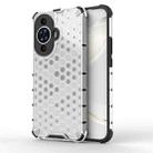 For Huawei nova 11 4G Shockproof Honeycomb Phone Case(White) - 1