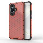 For Huawei nova 11 4G Shockproof Honeycomb Phone Case(Red) - 1
