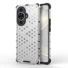 For Huawei nova 11 Pro 4G Shockproof Honeycomb Phone Case(White) - 1