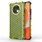 For Huawei Y91 Shockproof Honeycomb Phone Case(Green) - 1