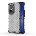 For Huawei nova 12 Shockproof Honeycomb Phone Case(White) - 1