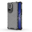 For Huawei nova 12 Pro Shockproof Honeycomb Phone Case(Black) - 1