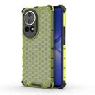 For Huawei nova 12 Pro Shockproof Honeycomb Phone Case(Green) - 1