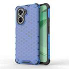 For Huawei nova 12 SE 4G Global Shockproof Honeycomb Phone Case(Blue) - 1