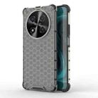 For Huawei nova 12i 4G Shockproof Honeycomb Phone Case(Black) - 1