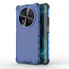 For Huawei Enjoy 70 Pro Shockproof Honeycomb Phone Case(Blue) - 1