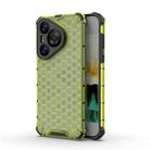 For Huawei Pura 70 Shockproof Honeycomb Phone Case(Green) - 1
