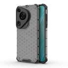 For Huawei Pura 70 Ultra Shockproof Honeycomb Phone Case(Black) - 1