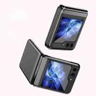 For  Samsung Galaxy Z Flip5   5G Electroplating Transparent PC Shockproof Phone Case(Blue) - 3