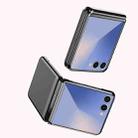 For Samsung Galaxy Z Flip7 5G Electroplating Transparent Shockproof Phone Case(Black) - 3