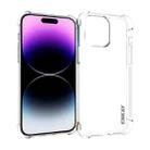 For iPhone 15 Pro ENKAY Hat-Prince Transparent TPU Shockproof Phone Case - 1