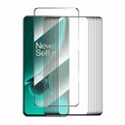 For OnePlus Nord CE3 10pcs ENKAY Full Glue High Aluminum-silicon Tempered Glass Film - 1