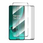 For OnePlus Nord CE3 5pcs ENKAY Full Glue High Aluminum-silicon Tempered Glass Film - 1