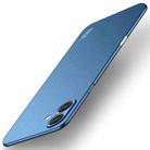 For iPhone 16 MOFI Fandun Series Frosted PC Ultra-thin All-inclusive Phone Case(Blue) - 1