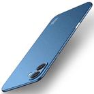 For iPhone 16 Plus MOFI Fandun Series Frosted PC Ultra-thin All-inclusive Phone Case(Blue) - 1