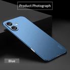 For iPhone 16 Plus MOFI Fandun Series Frosted PC Ultra-thin All-inclusive Phone Case(Blue) - 2