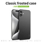 For iPhone 16 Plus MOFI Fandun Series Frosted PC Ultra-thin All-inclusive Phone Case(Blue) - 3