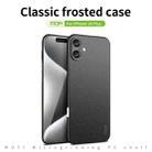 For iPhone 16 Plus MOFI Fandun Series Frosted PC Ultra-thin All-inclusive Phone Case(Red) - 3