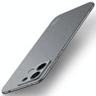 For Xiaomi Redmi Note 13 5G MOFI Fandun Series Frosted PC Ultra-thin All-inclusive Phone Case(Gray) - 1