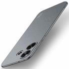 For Xiaomi Redmi Turbo 3 MOFI Fandun Series Frosted PC Ultra-thin All-inclusive Phone Case(Gray) - 1