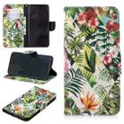 3D Colored Drawing Pattern Horizontal Flip Leather Case for Samsung Galaxy S10e, with Holder & Card Slots & Wallet(Banana Leaf) - 1