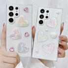 For Samsung Galaxy Note20 Ultra Love Epoxy TPU Protective Case(Pink) - 7