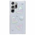 For Samsung Galaxy Note20 Ultra Love Epoxy TPU Protective Case(Transparent) - 1