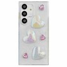 For Samsung Galaxy A15 5G Love Epoxy TPU Protective Case(Pink) - 1