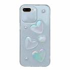 For iPhone  6 Plus / 7 Plus / 8 Plus Love Epoxy TPU Phone Case(Transparent) - 1